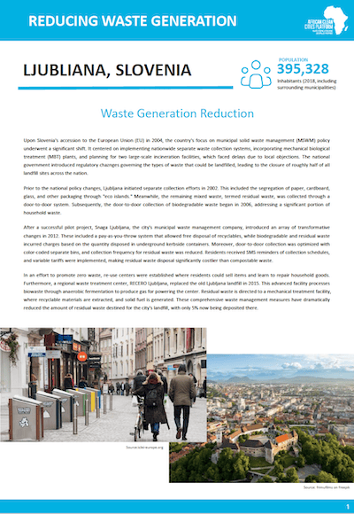 LJUBLIANA, SLOVENIA Factsheet