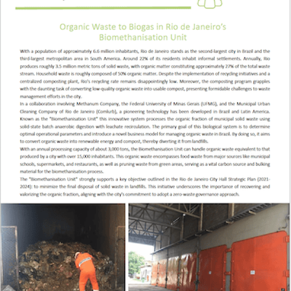BRAZIL, RIO DE JANEIRO Factsheet