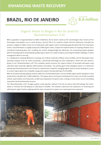 BRAZIL, RIO DE JANEIRO Factsheet
